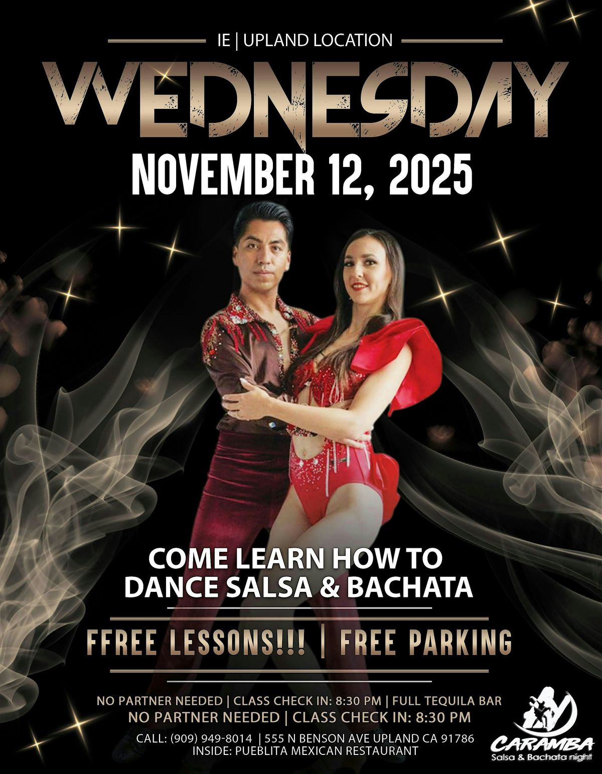 Salsa & Bachata Lessons  social in Upland | Event in Upland | AllEvents