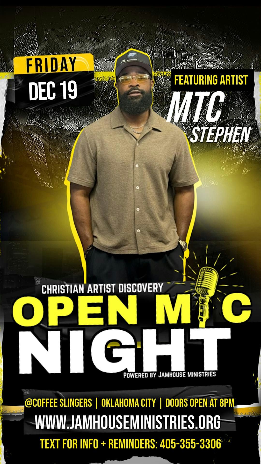 December Christian Open Mic Night, 19 December | Event in Oklahoma City | AllEvents