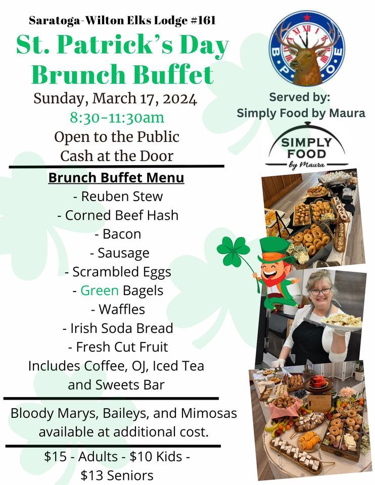 st patricks day breakfast 2025
