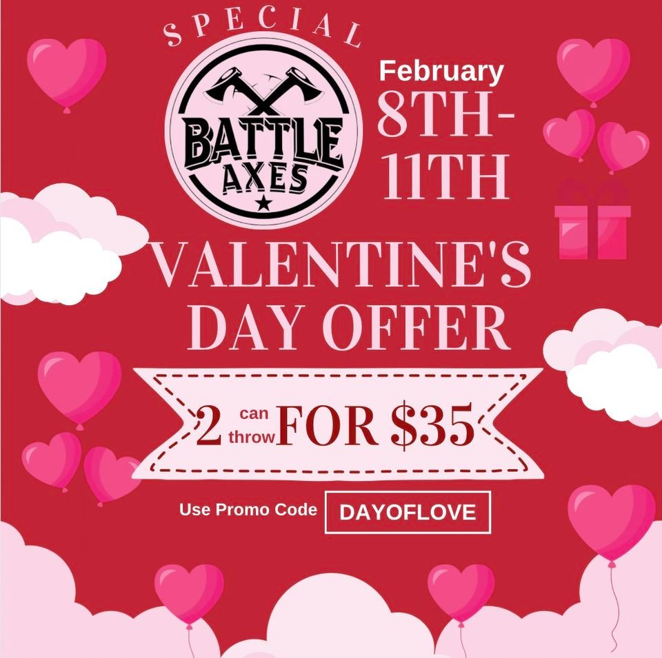 Axes & Os Valentines Day Weekend, 1704 W FM875, Building A, Suite 100