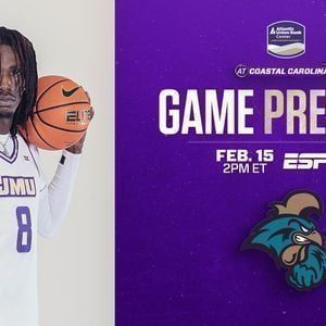 Parking Coastal Carolina Chanticleers at James Madison Dukes Mens Basketball