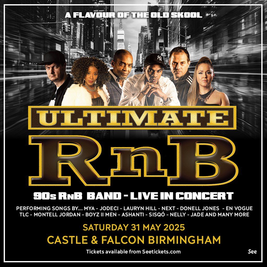 Ultimate RnB - 90s RnB Band Live In Concert, 31 May | Event in Birmingham | AllEvents