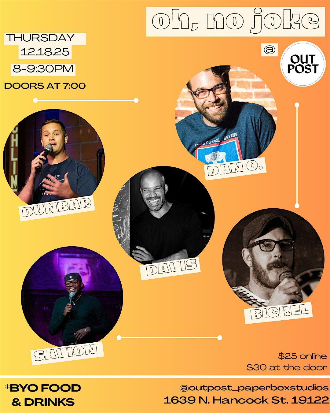 oh, no joke, 18 December | Event in Philadelphia | AllEvents