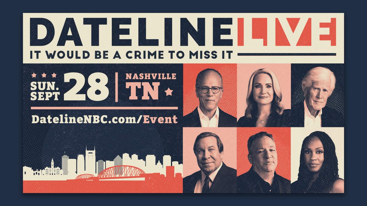 Dateline LIVE at The Pinnacle, 28 September | Event in Nashville | AllEvents