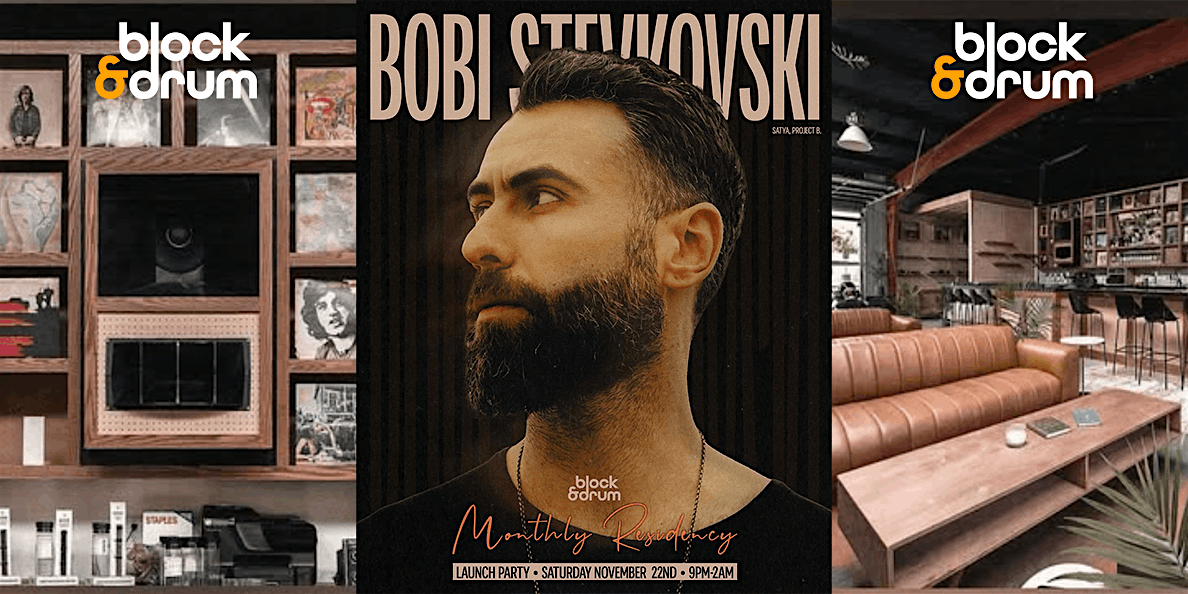 Bobi Stevkovski @ Block & Drum, 22 November | Event in Chamblee | AllEvents