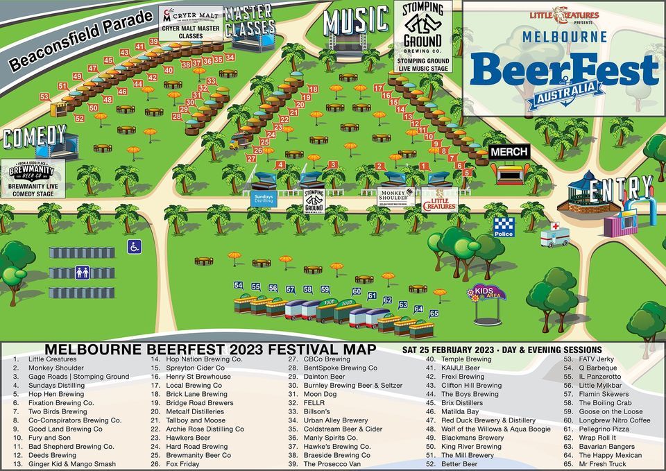 Melbourne BeerFest 2023 Presented By Little Creatures, Catani Gardens
