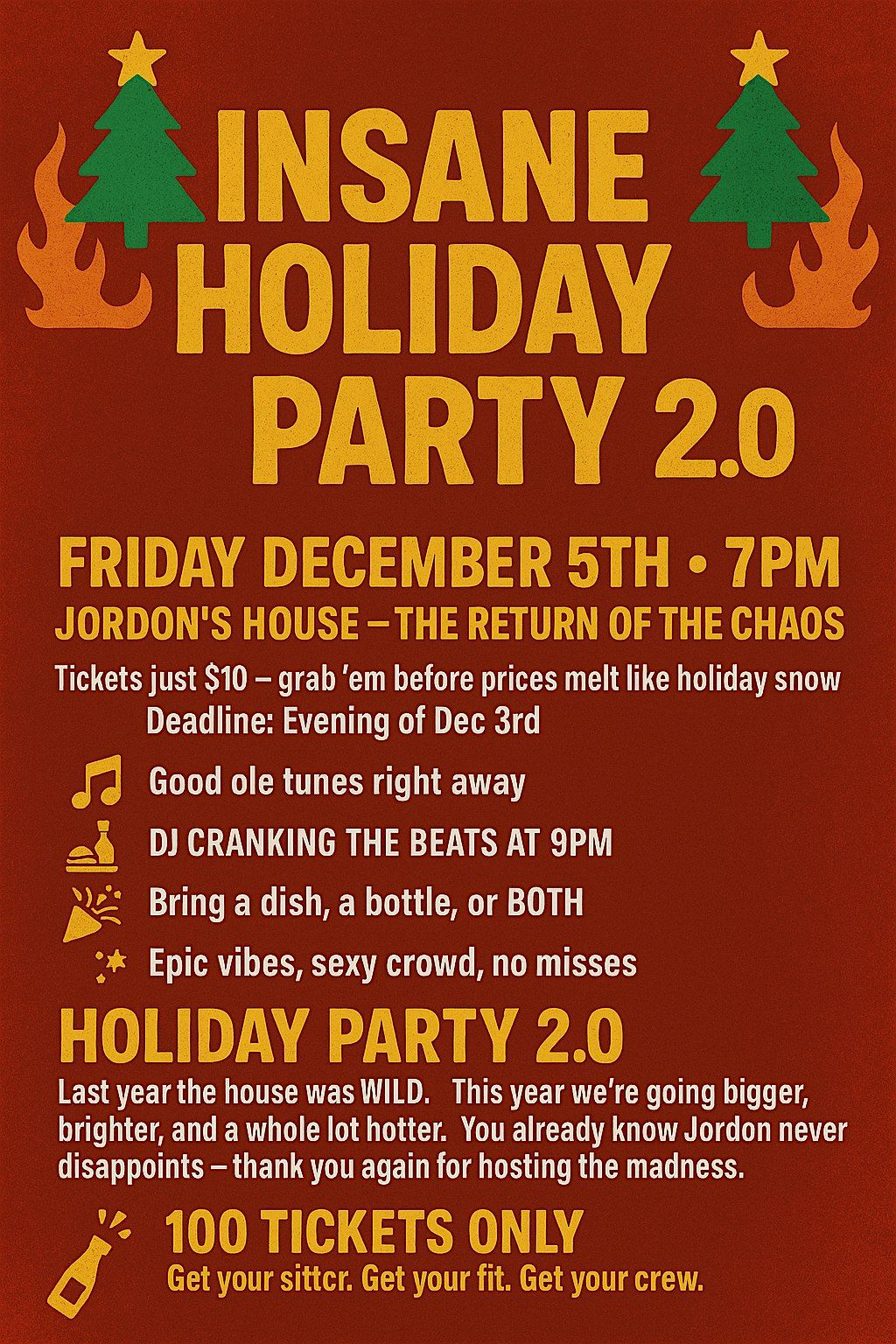 Thanksmas Christmas Bash 2.0, 5 December | Event in Ocoee | AllEvents