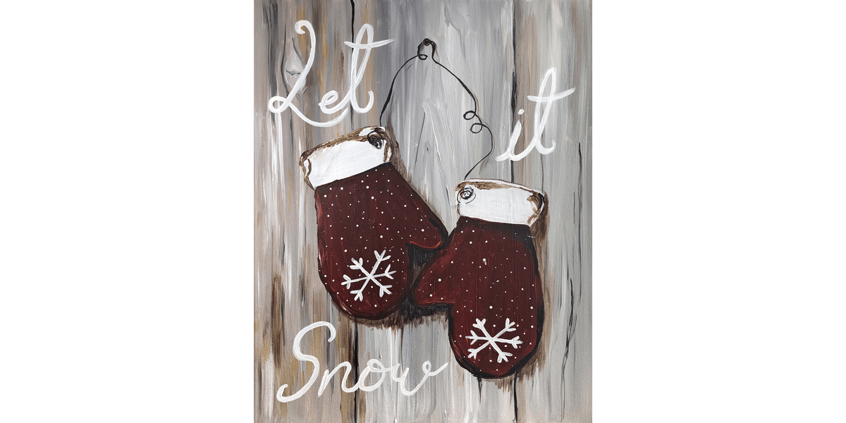 Rustic Winter Mittens - Paint and Sip in Boston | Classpop!™, 28 November | Event in Lexington | AllEvents