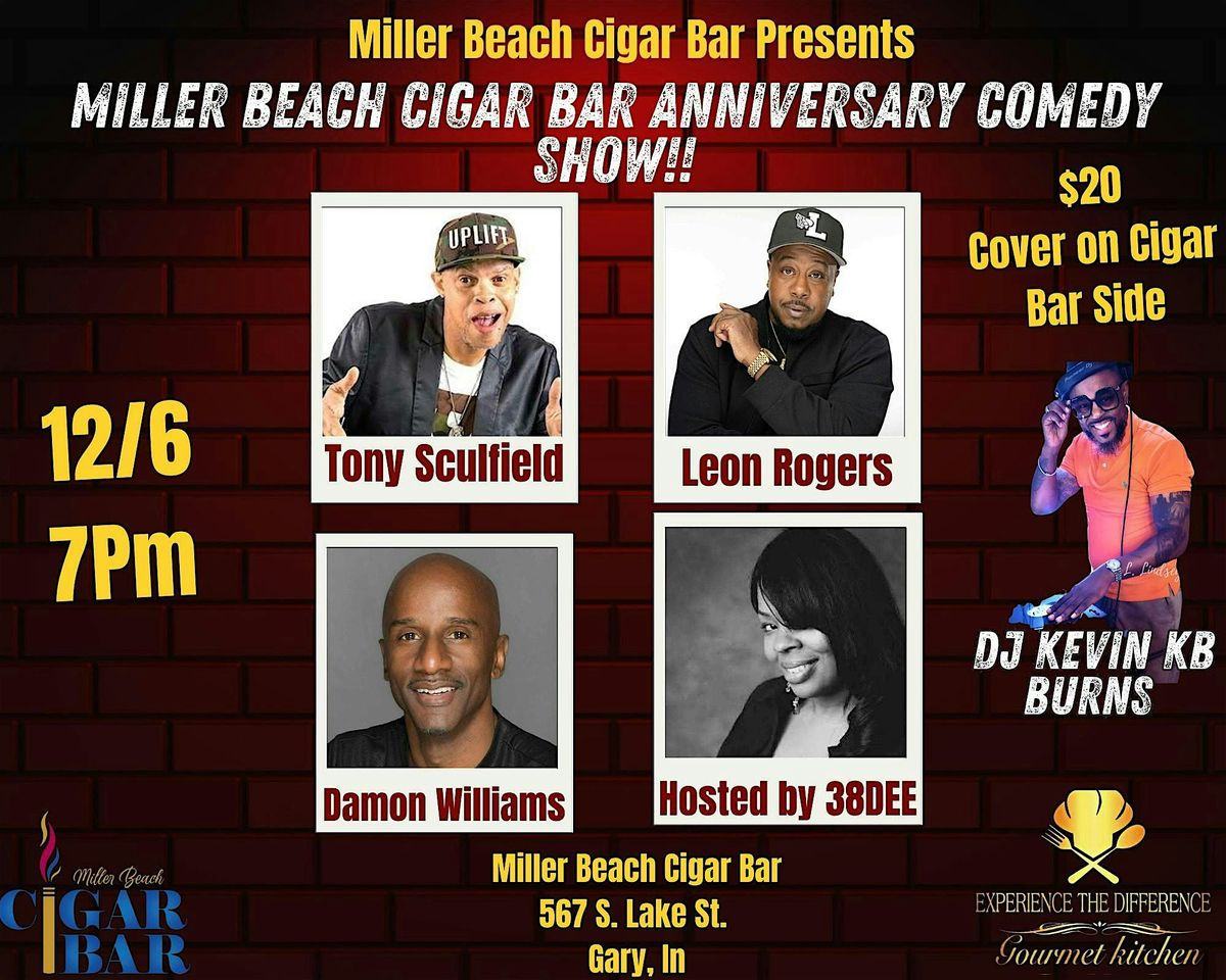 Miller Beach Cigar Bar 4 yr Anniversary Comedy Show!, 6 December | Event in Gary | AllEvents