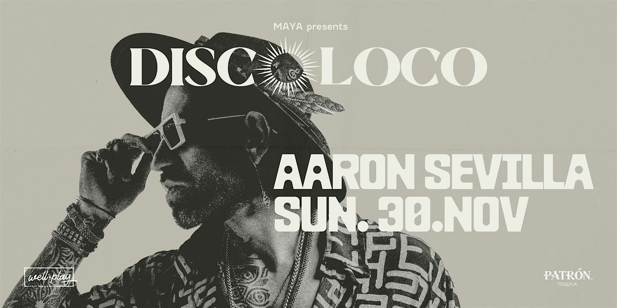 MAYA presents Aaron Sevilla | 30 November 2025, 30 November | Event in Fortitude Valley | AllEvents