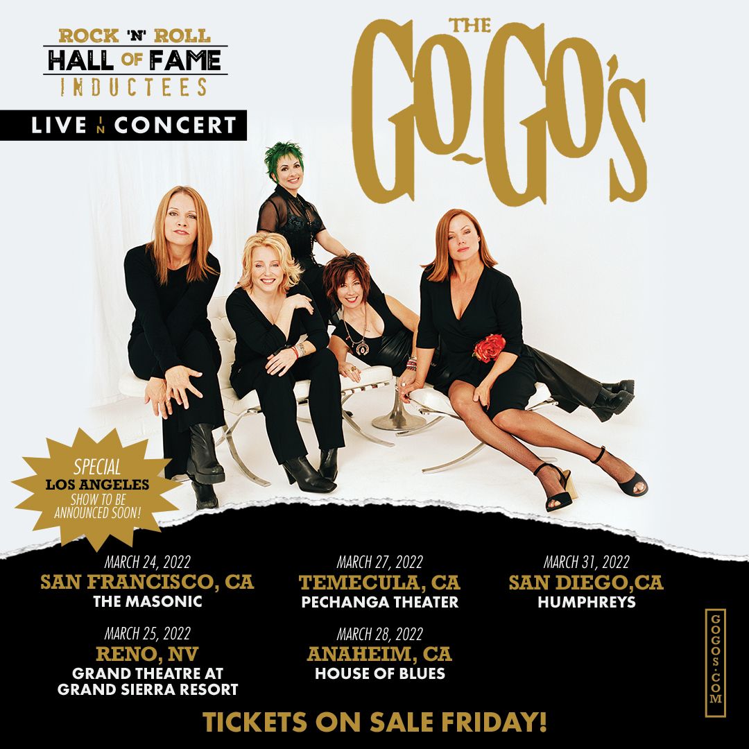 The Go-Gos at Warfield, 13 May | Event in San Francisco | AllEvents