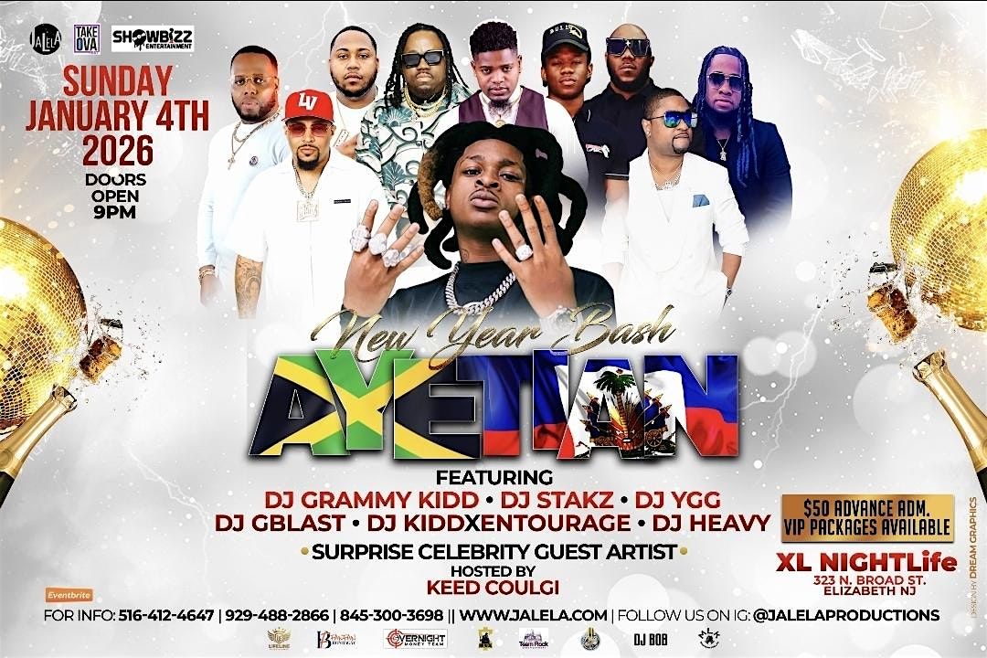 AYETIAN @ XL NIGHTLIFE, 4 January | Event in Elizabeth | AllEvents