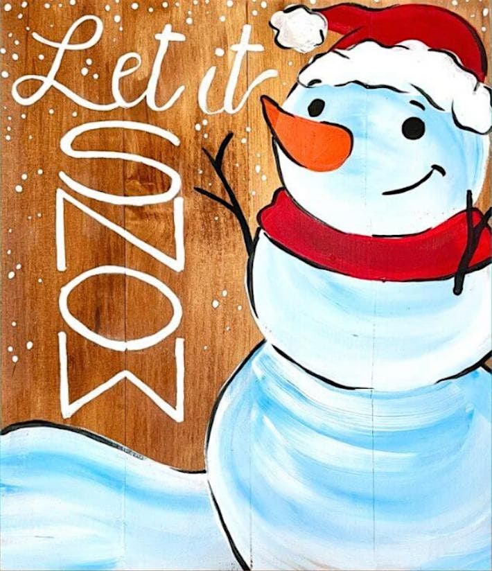 Paint and Sip LET IT SNOW, 18 December | Event in Fresno | AllEvents