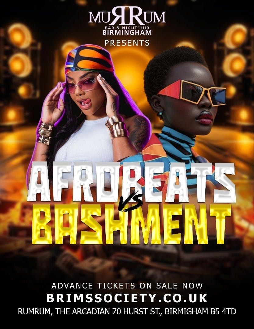 BASHMENT VS AFROBEATS EDT 7 | 1 SHOT ON ENTRY, 18 July | Event in Birmingham | AllEvents