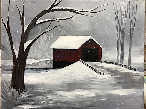 Covered Bridge - Tipsy Brush Painting Party!, 26 February | Event in Kila | AllEvents