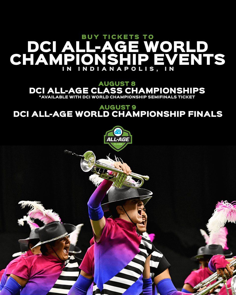 DCI: Drum Corps International Championships: All Age Championship, 6 August | Event in Indianapolis | AllEvents