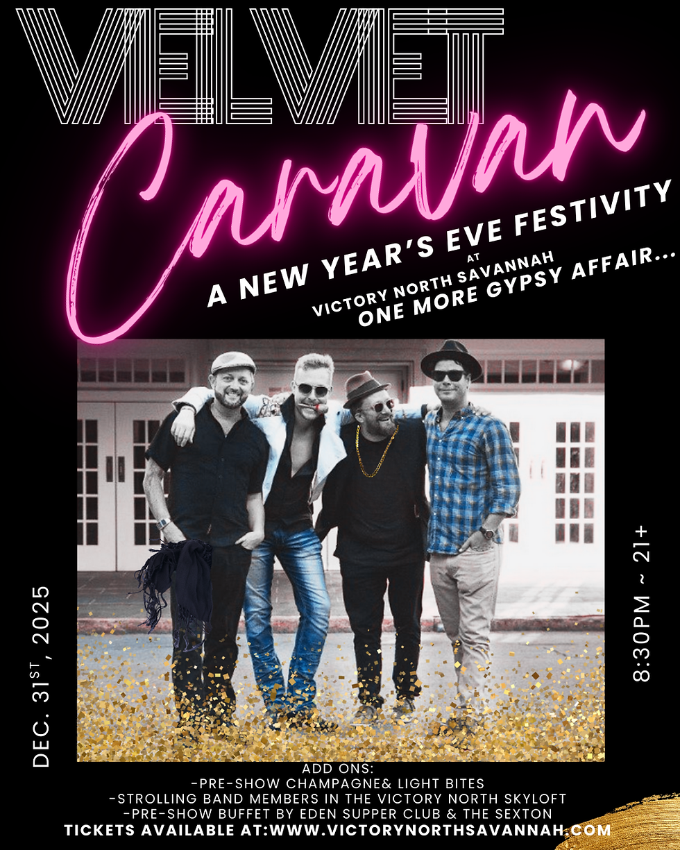 Velvet Caravan's New Years Eve Extravaganza at Victory North, 31 December | Event in Savannah | AllEvents