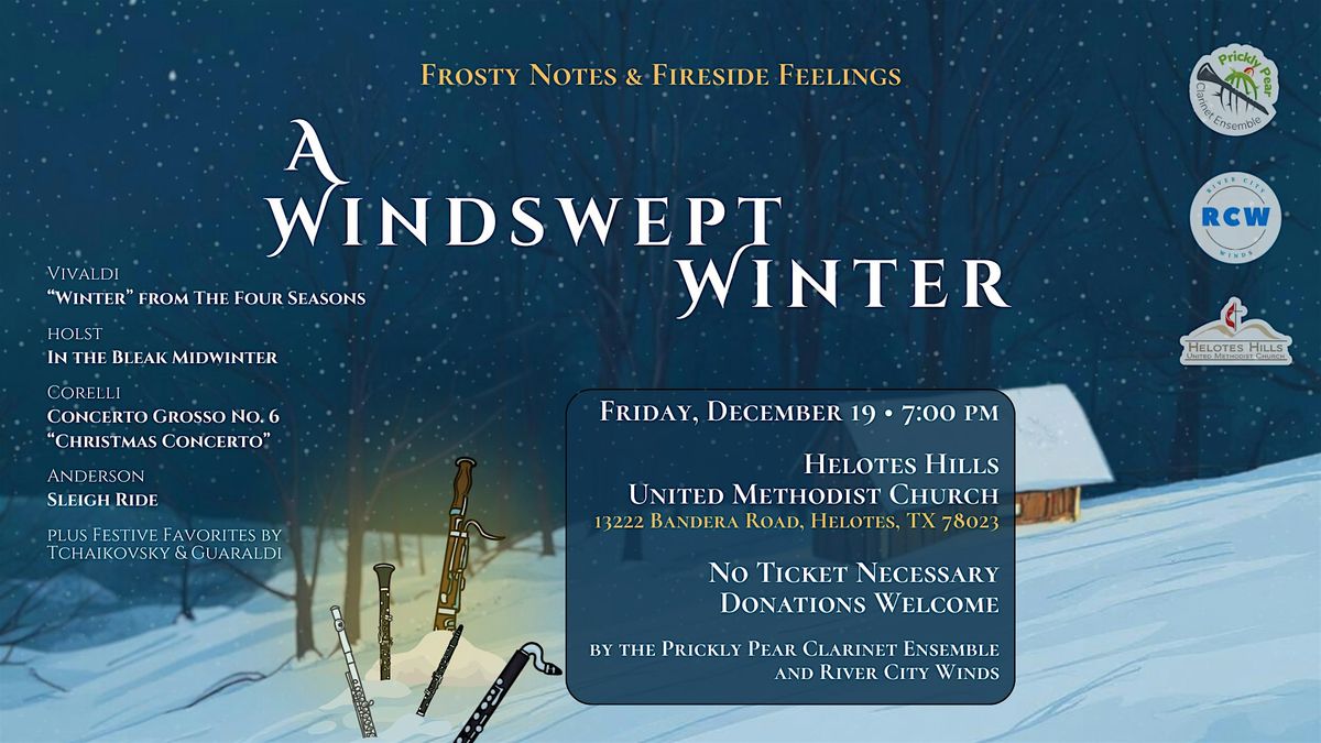 A Windswept Winter, 19 December | Event in Helotes | AllEvents