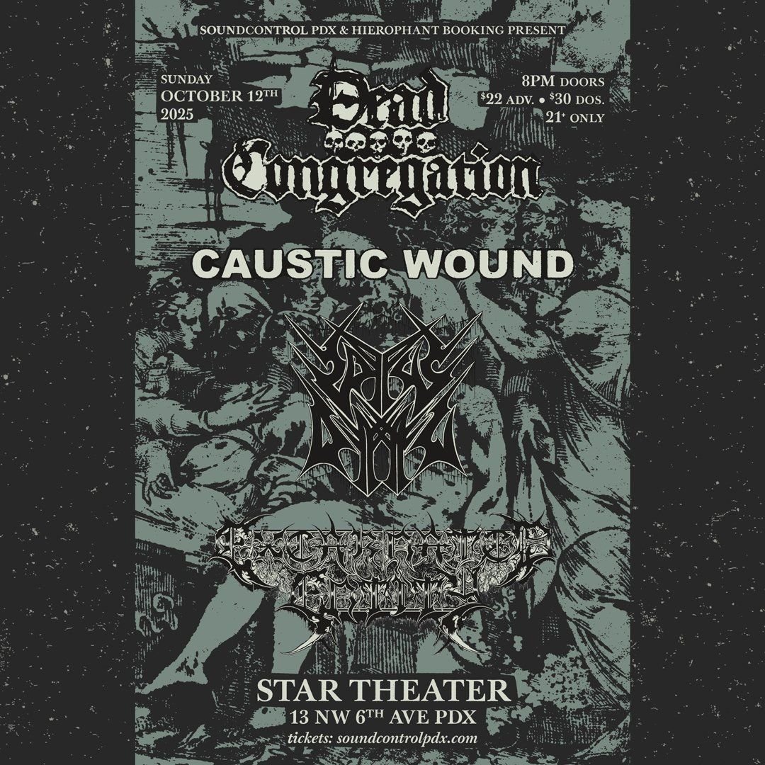 Dead Congregation & Caustic Wound, 12 October | Event in Seattle | AllEvents