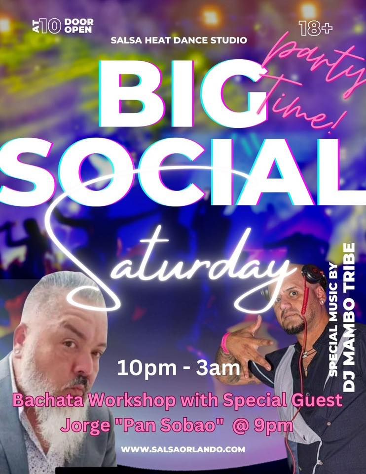 Salsa Heat Big Social w. DJ MamboTribe, SALSA HEAT DANCE STUDIO, Bertha, January 27 to January
