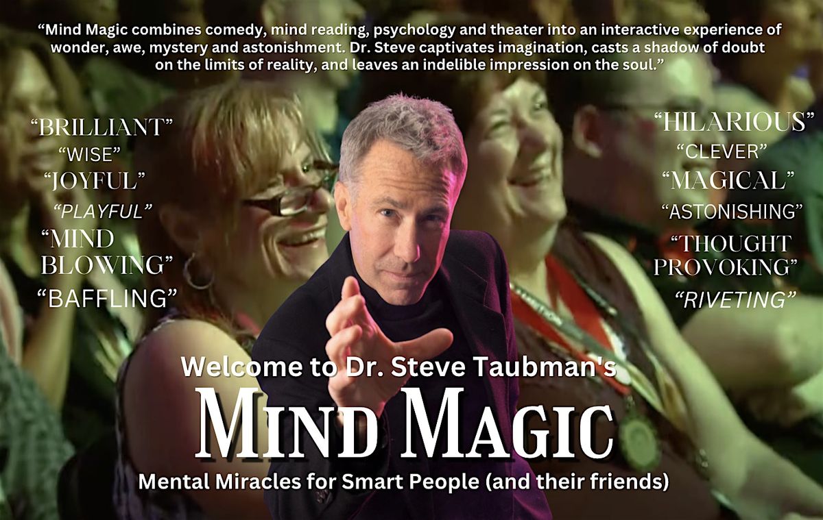 Dr. Steve Taubman's Mind Magic, 31 January | Event in San Diego | AllEvents