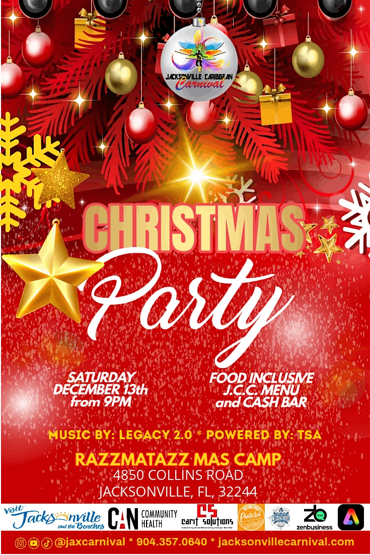 Jacksonville Caribbean Carnival Christmas Party, 13 December | Event in Jacksonville | AllEvents