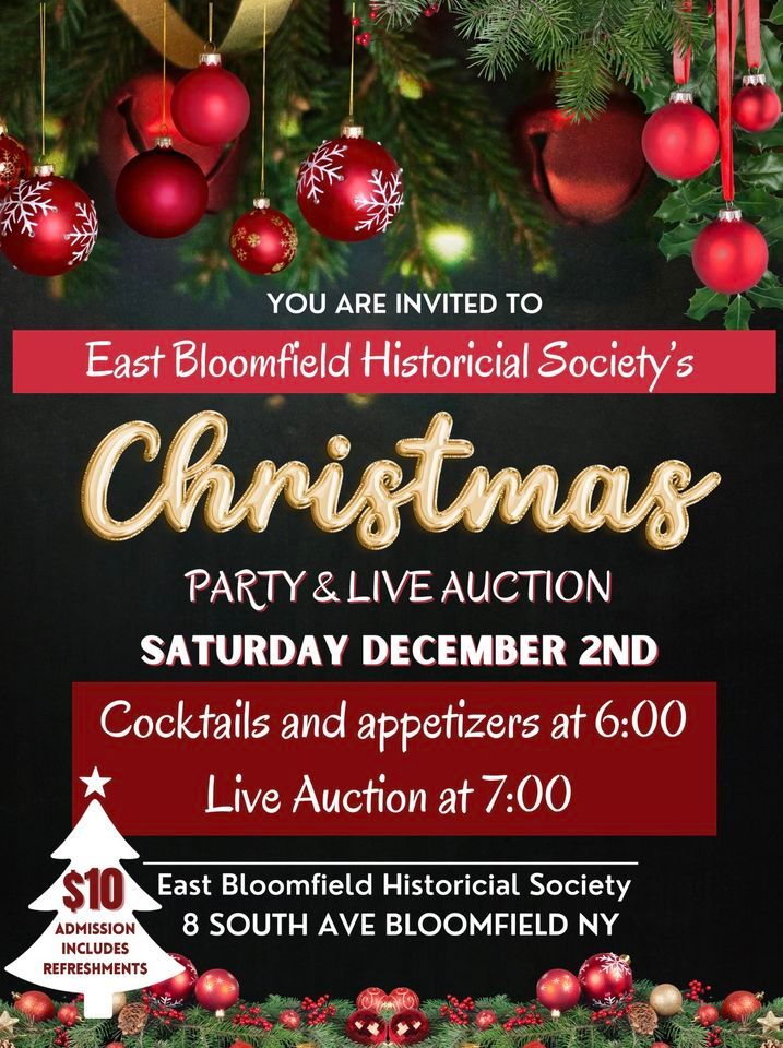 EBHS Annual Christmas Party and LIVE Auction , East Bloomfield