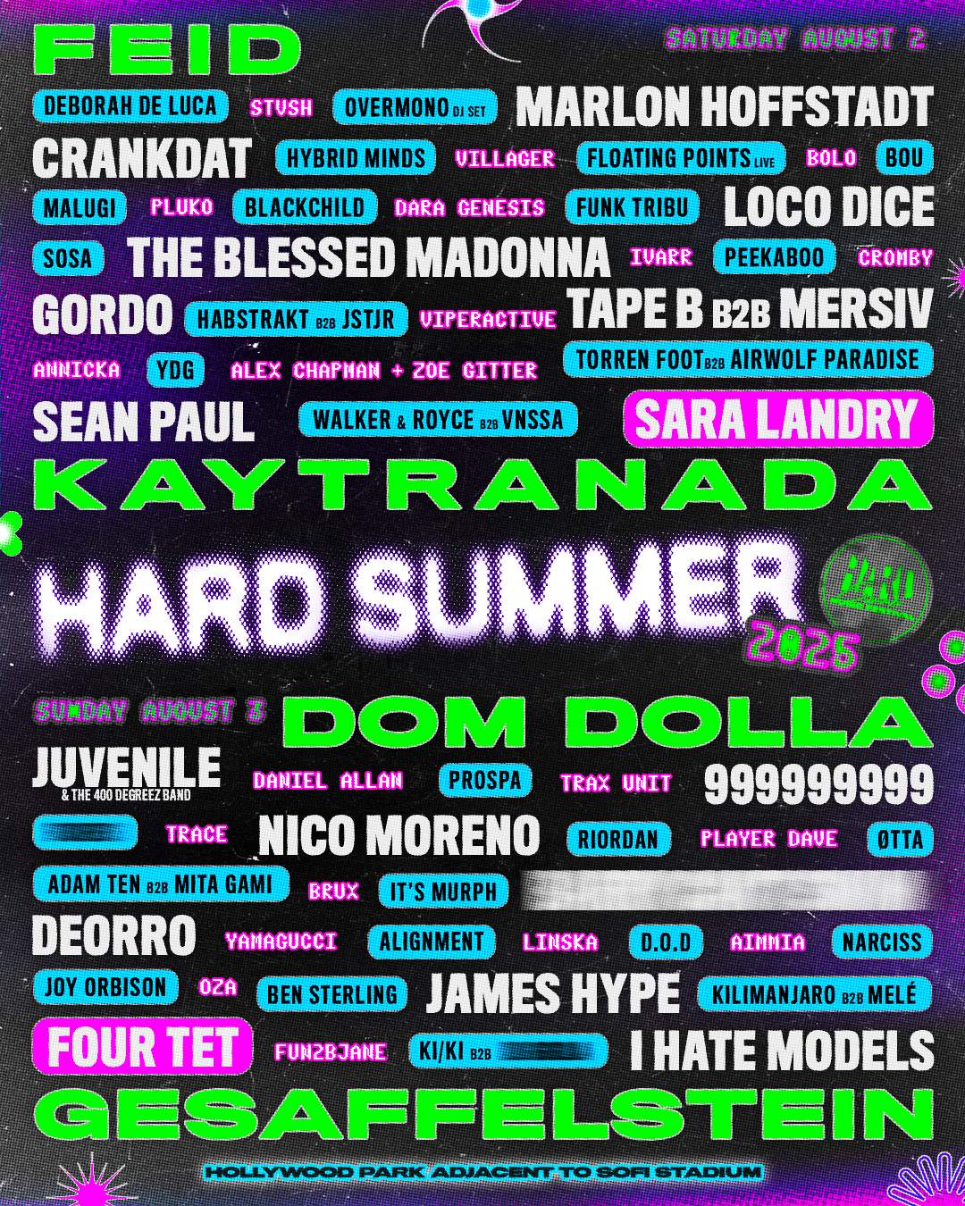 2025 HARD Summer Music Festival - 2 Day Pass at Hollywood Park, 2 August | Event in Inglewood | AllEvents