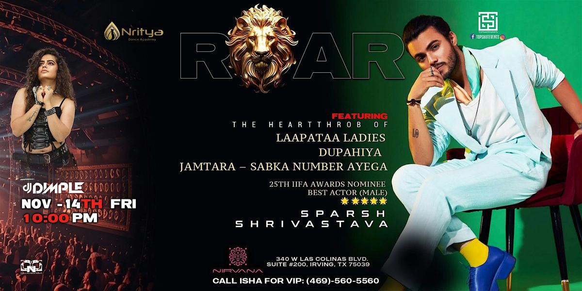 FRIDAY ROAR FT. SPARSH SHRIVASTAVA | BOLLYWOOD NIGHT AT NIRVANA FRIDAY ROAR FT. SPARSH SHRIVASTAVA | BOLLYWOOD NIGHT AT NIRVANA