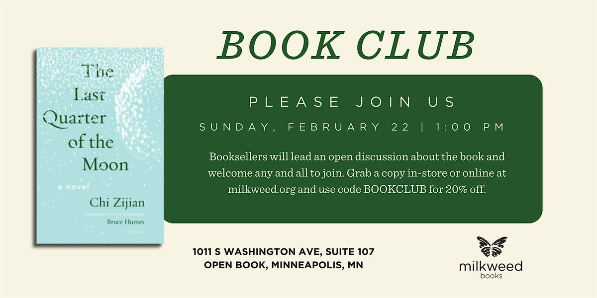 February Book Club, 22 February | Event in Minneapolis | AllEvents