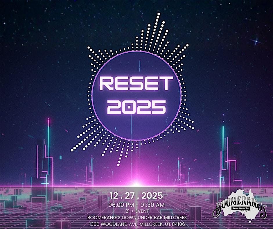 RESET NYE WEEKEND 2025, 27 December | Event in Millcreek | AllEvents