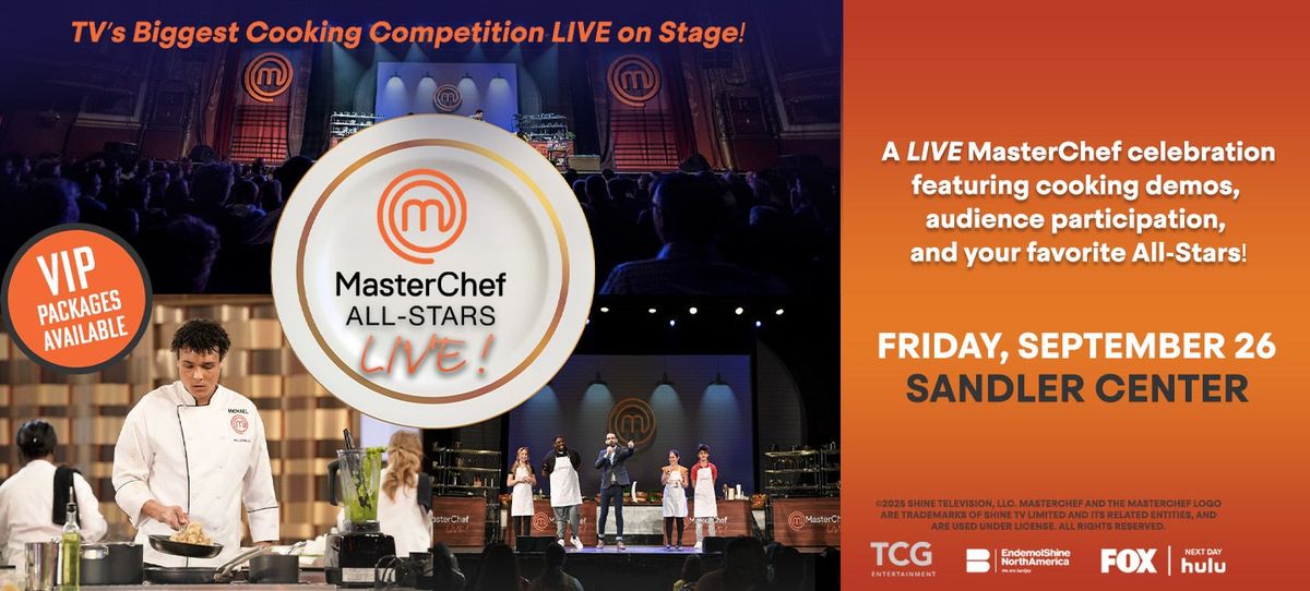 Masterchef All Stars at Community Theatre at Mayo Performing Arts Center, 20 September | Event in Morristown