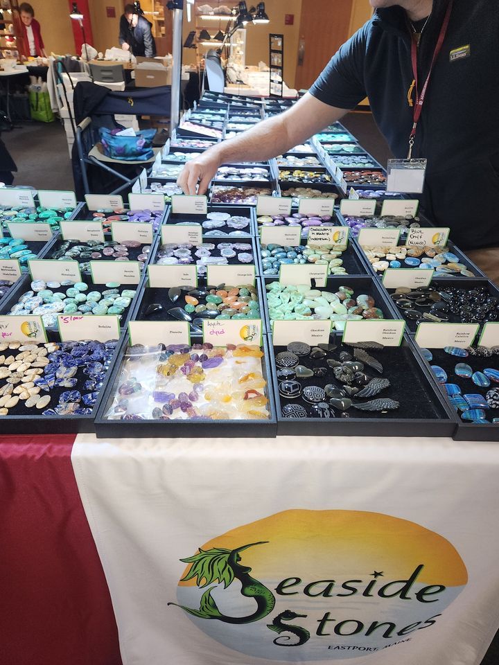 Seaside Stones at Gulf Coast Gem & Mineral Show, Richard M. Borchard