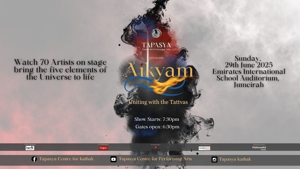 Aikyam - Uniting with the Tattvas, 29 June | Event in Dubai | AllEvents