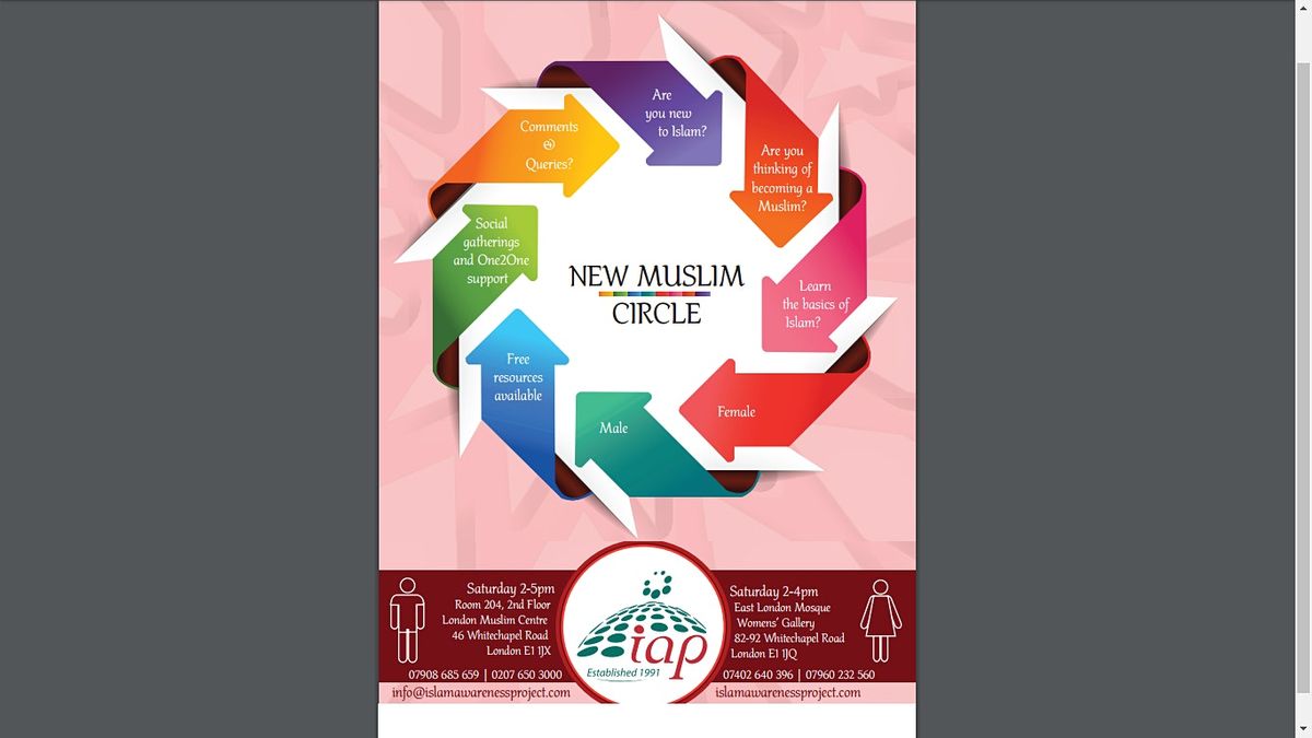 Learn about Islam! For new Muslim’s / anyone interested in finding out more