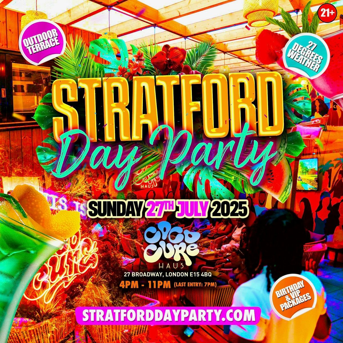 STRATFORD DAY PARTY - Summer Day Party, 27 July | Event in Leytonstone | AllEvents