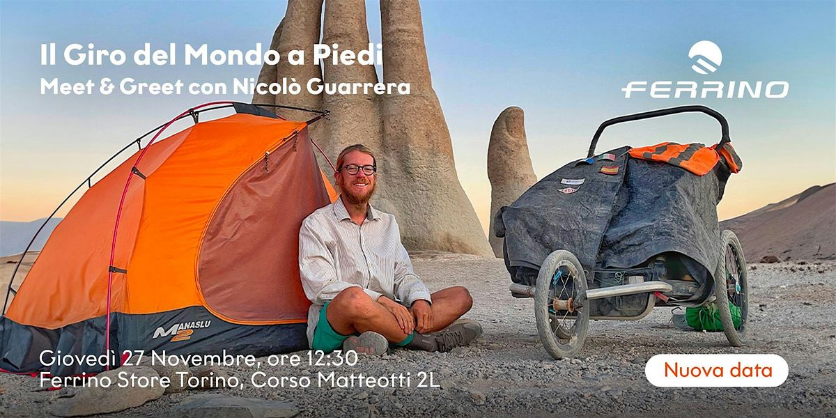 [NUOVA DATA!] Pieroad, il Giro del Mondo a piedi. Con Nicolò Guarrera | Event in Torino | AllEvents
