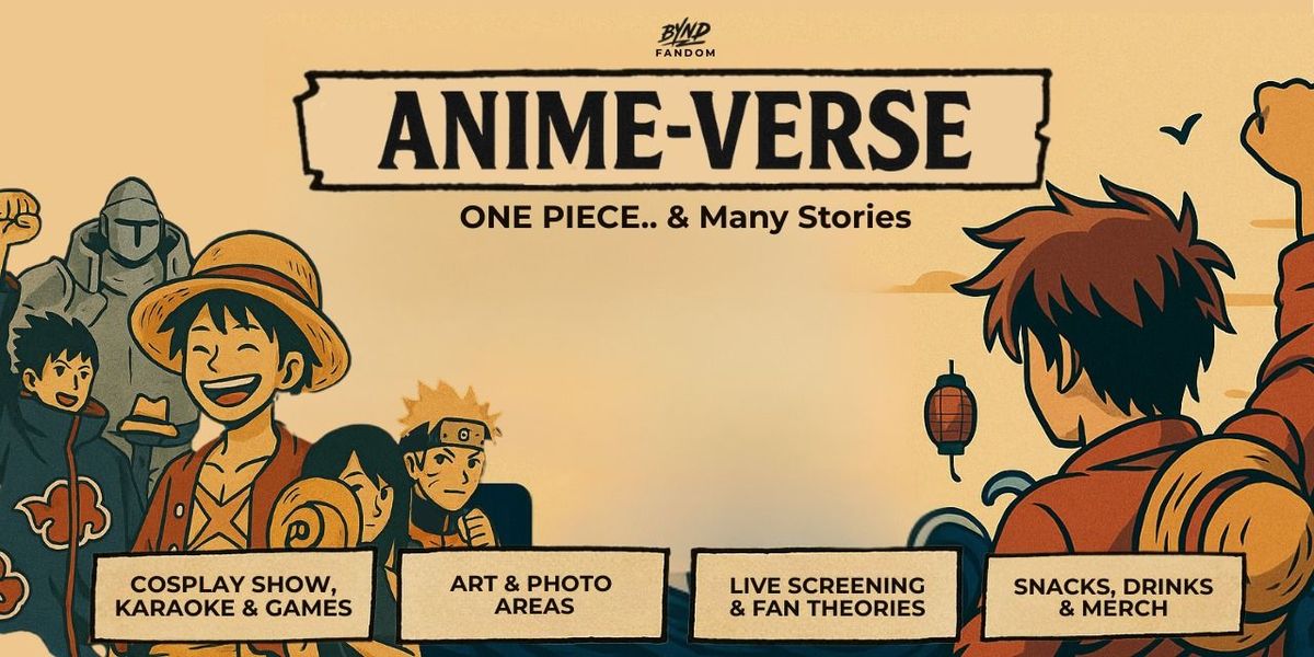 ANIME VERSE - Anime Fans Festival & Meet-up, 1 June | Event in New Delhi | AllEvents