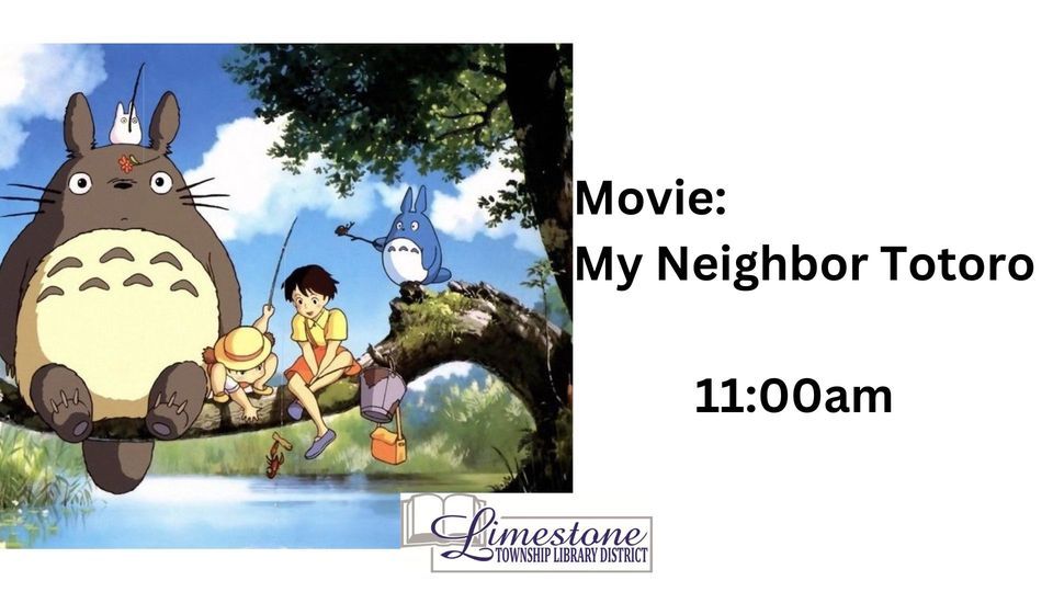 Movie My Neighbor Totoro, Limestone Township Public Library, Kankakee