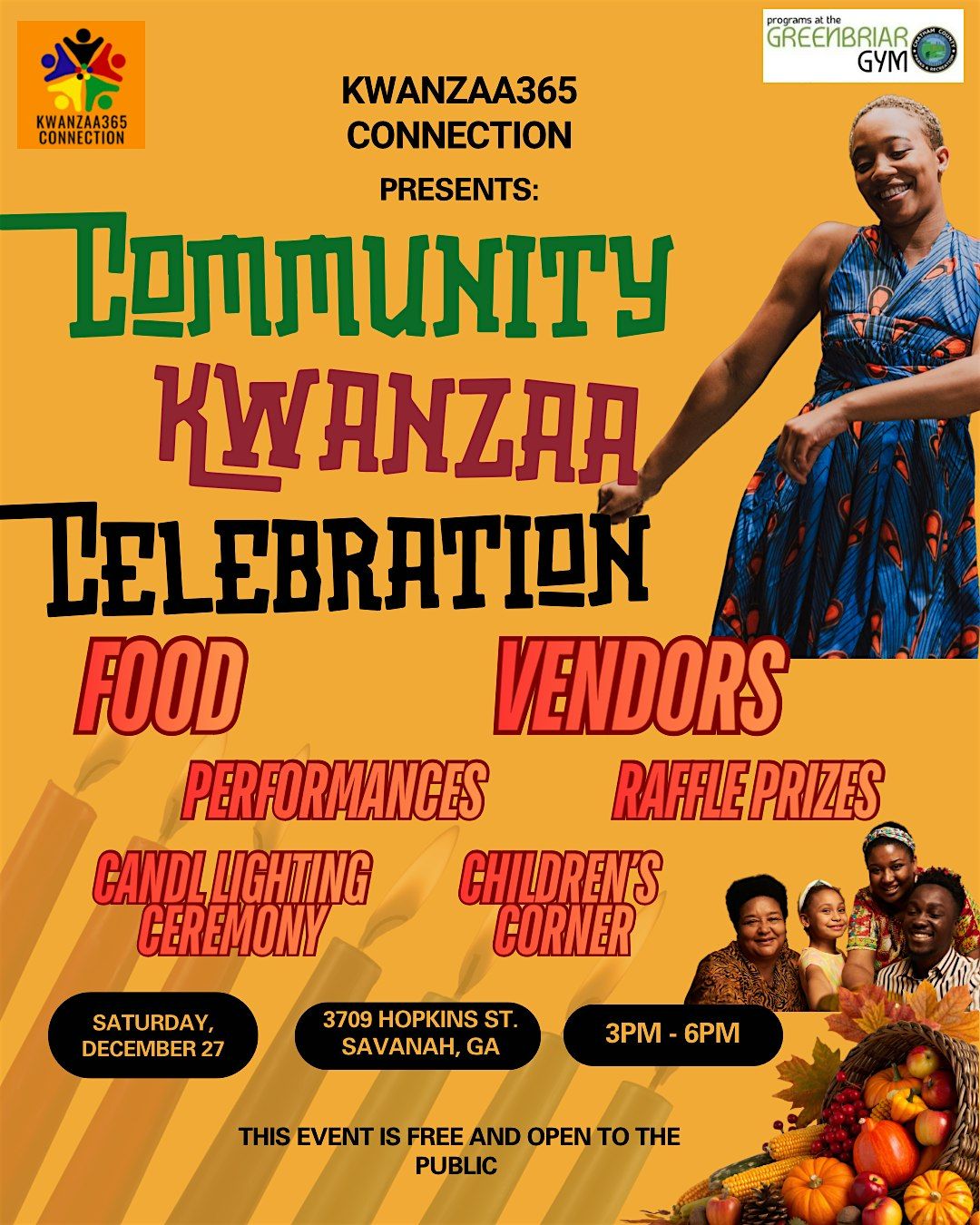 Community Kwanzaa Celebration, 27 December | Event in Savannah | AllEvents