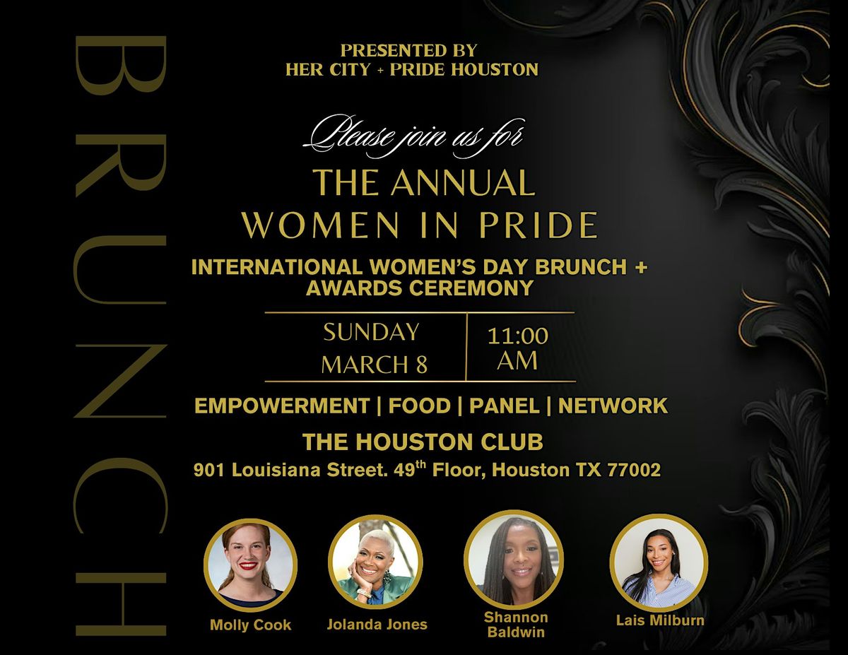 Women in Pride: International Women’s Day Brunch + Awards Ceremony