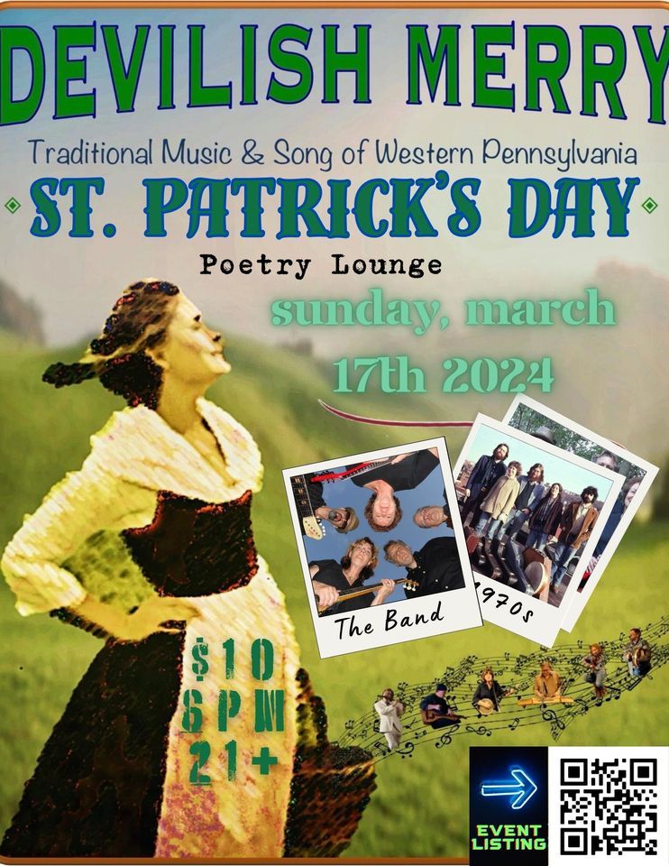 Devilish Merry St. Patricks Day Celebration, Poetry Lounge, Pittsburgh