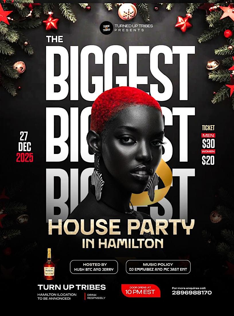 Biggest House party In Hamilton, 27 December | Event in Hamilton | AllEvents