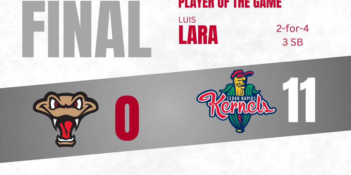 Cedar Rapids Kernels vs. Lake County Captains, 25 August | Event in Cedar Rapids | AllEvents