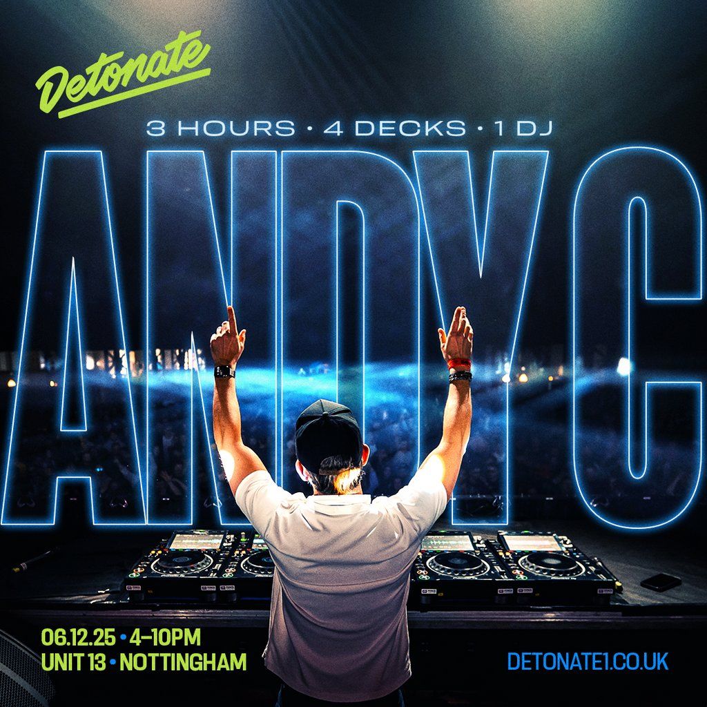 Detonate presents ANDY C, 6 December | Event in Nottingham | AllEvents