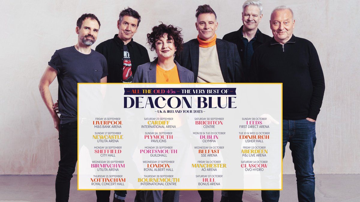 Deacon Blue at First Direct Arena - Leeds, 23 September | Event in Leeds | AllEvents