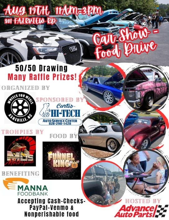 Last Car Show/Food Drive before School! , Advance Auto Parts (801