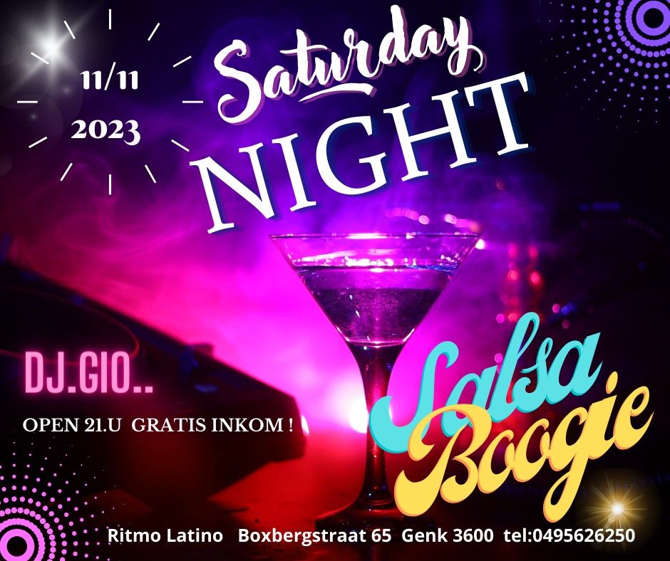 SALSA MEETS BOOGIE PARTY, Ritmo Latino Genk, 11 November 2023