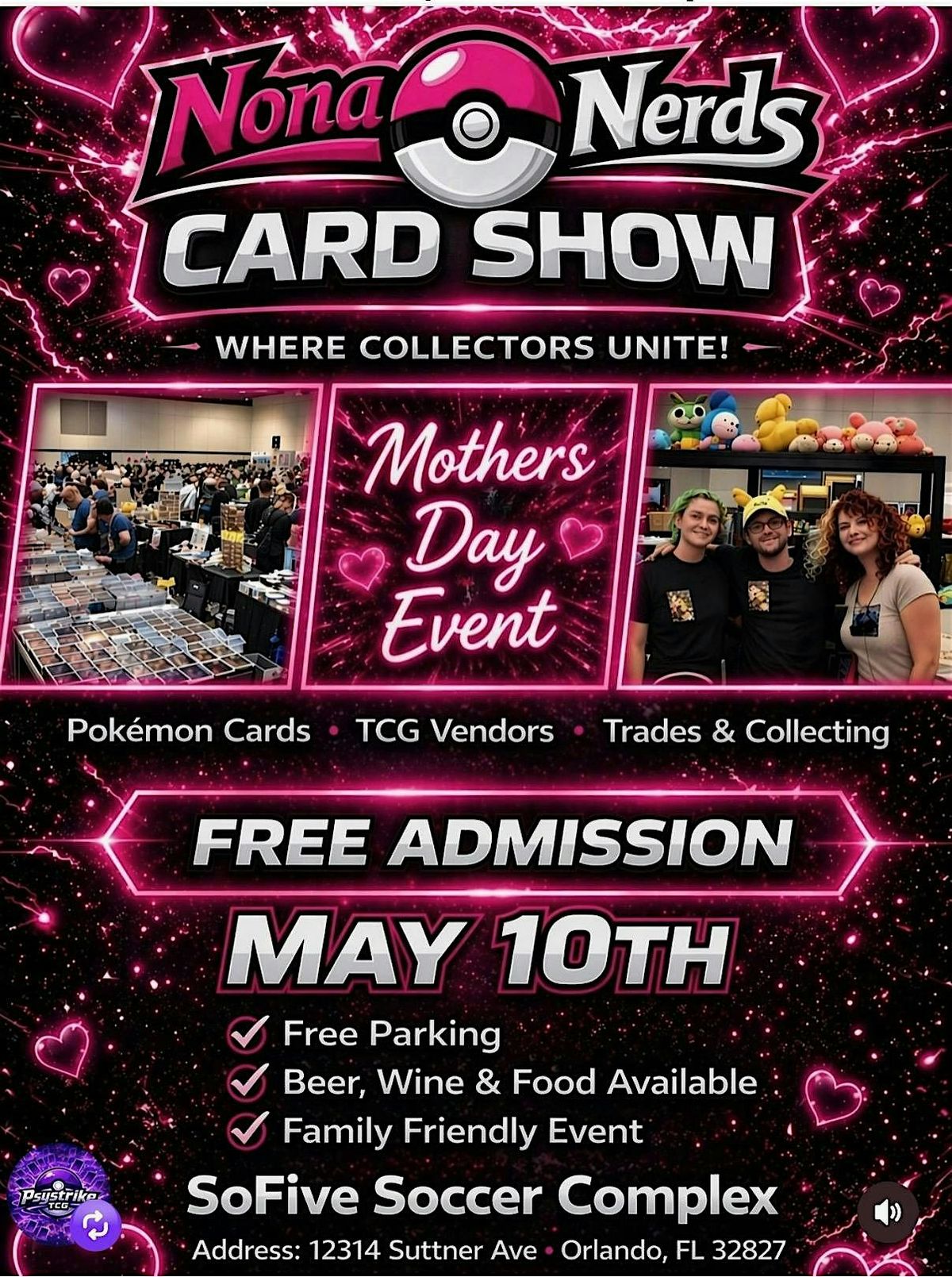 NONA NERDS TCG presents Psyduck's Sizzling Summer Pokmon Show!, Orlando  City Soccer School Lake Nona | AllEvents