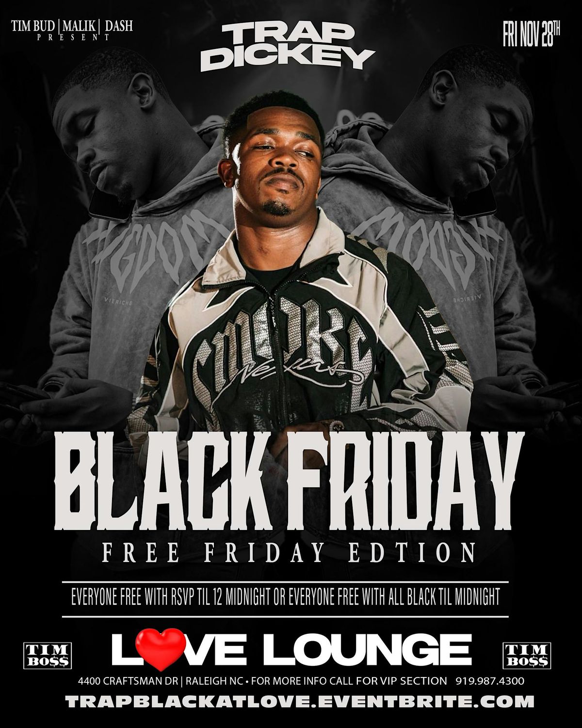 Trap Dickey all black at club love | Event in Raleigh | AllEvents